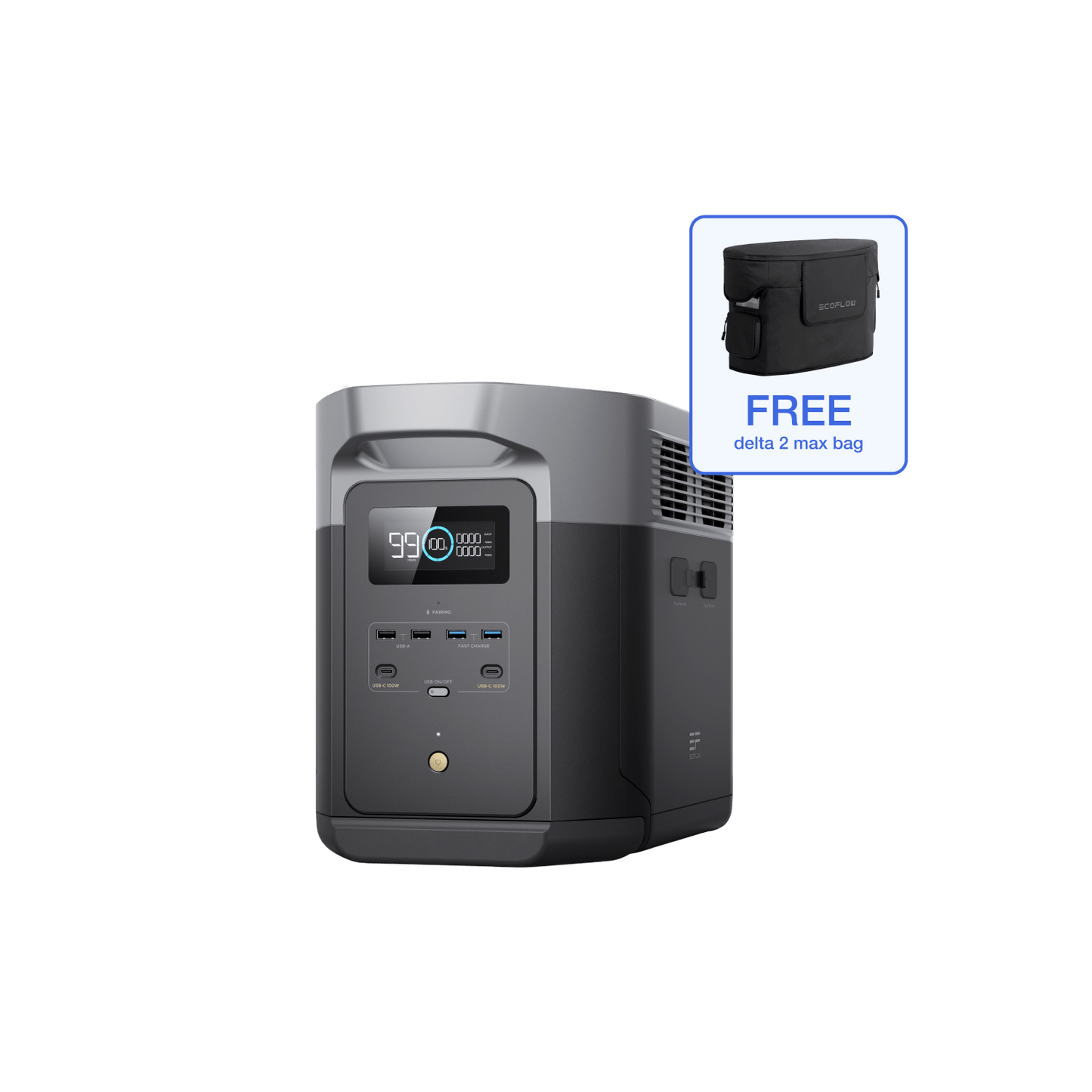 EcoFlow DELTA 2 Max + Free DELTA 2 Max Bag