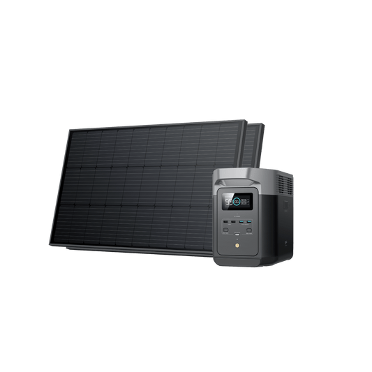 EcoFlow DELTA 2 Solar Generator (Rigid PV100W)