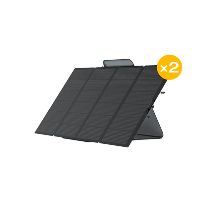 EcoFlow 2 x 400W Portable Solar Panel (Recommended Accessory)