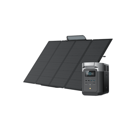 EcoFlow DELTA 2 + 400W Portable Solar Panel